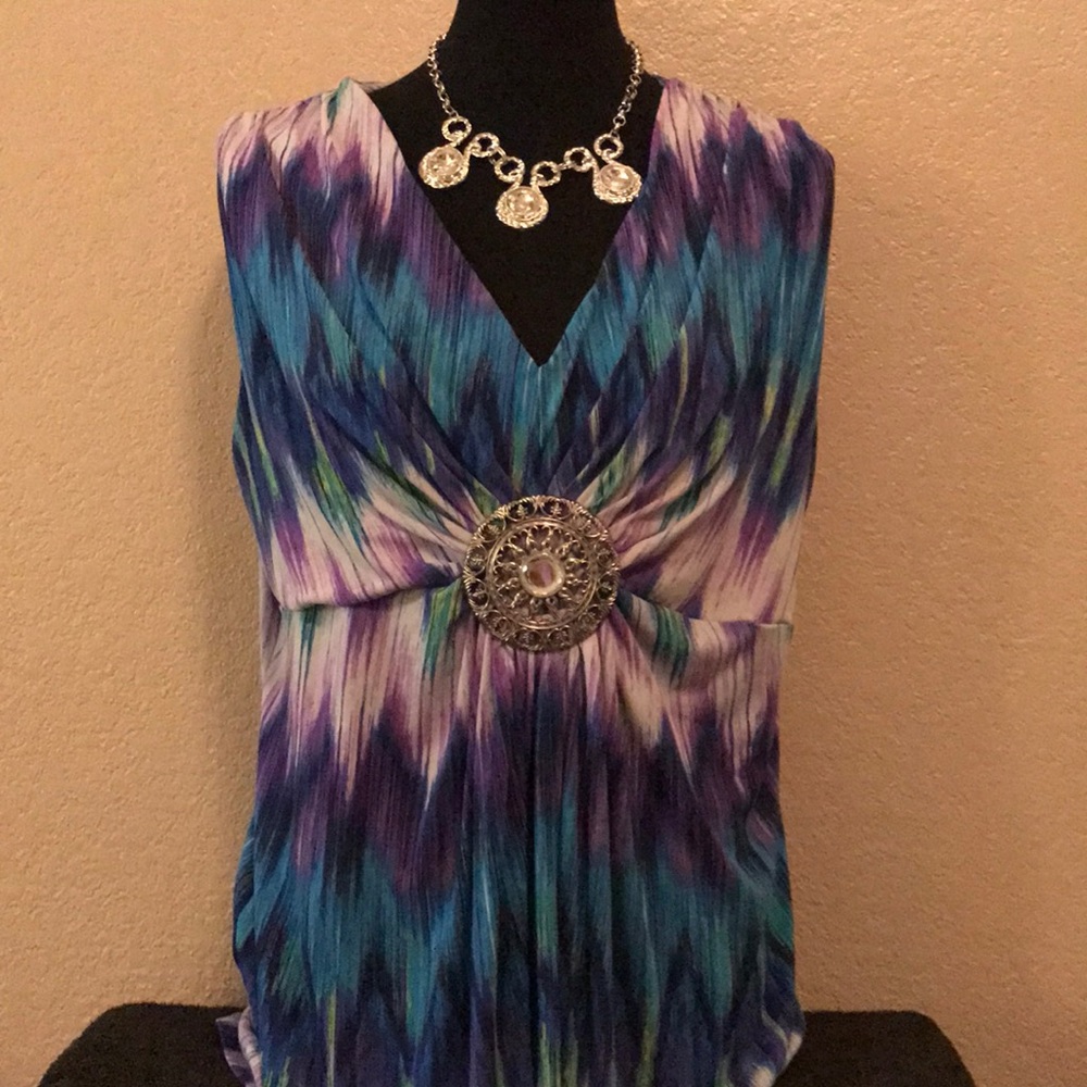 Peter Nygard Multi Color Blouse